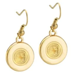 22/G-G Ladies Gold Earrings