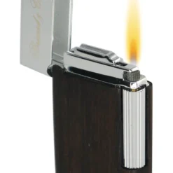 Brizard And Co Eternal Macassar Ebony Traditional Flame Flint Lighter