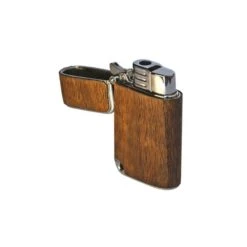 Brizard And Co Nano Series 2 Curly Walnut Torch Flame Cigar Lighter