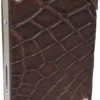 BrizardAlligator Pattenr Leather Tobacco Brown Porsche Design Lighter 1 BrizardAlligator Pattenr Leather Tobacco Brown Porsche Design Lighter -Visol Products shop brizard co genuine alligator tobacco brown porsche design lighter 46