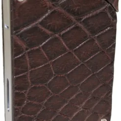BrizardAlligator Pattenr Leather Tobacco Brown Porsche Design Lighter