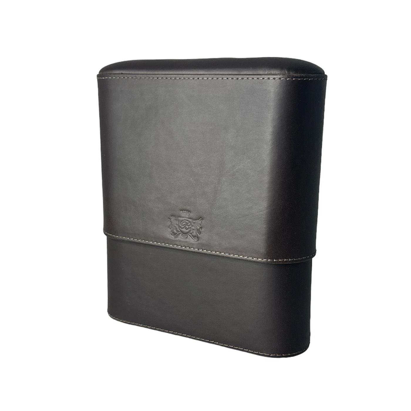Brizard & Co Show Band 5 Cigar Case - Black Leather 5 Brizard & Co Show Band 5 Cigar Case - Black Leather - Image 3