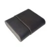 Brizard & Co Show Band 5 Cigar Case - Black Leather -Visol Products shop brizard co show band 5 cigar case black leather 9