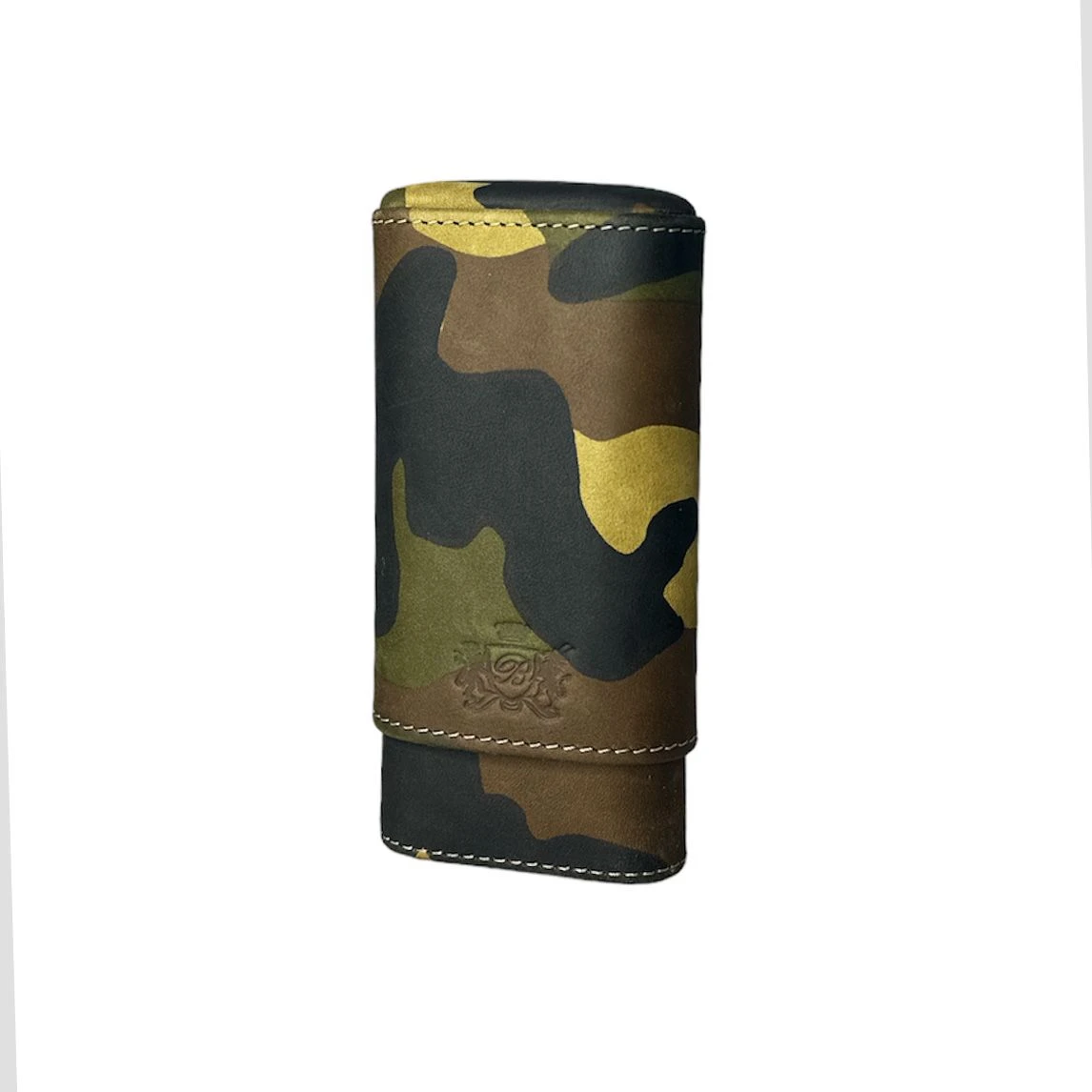 Brizard & Co Showband 3 Cigar Case - Camo Nubuck 4 Brizard & Co Showband 3 Cigar Case - Camo Nubuck - Image 2