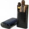 BrizardShowband Croco Pattern Black Leather Cigar Case - Made In USA 2 BrizardShowband Croco Pattern Black Leather Cigar Case - Made In USA -Visol Products shop brizard co showband crocodile black leather cigar case made in usa 42