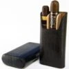 BrizardShowband Lizard PatternBlack Leather Cigar Case - Made In USA -Visol Products shop brizard co showband lizard black leather cigar case made in usa 42