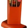 BrizardShowband Orange Leather Cigar Case -Visol Products shop brizard co showband orange leather cigar case 41