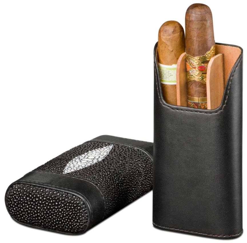 Brizard Genuine Leather Cigar Case - Made In USA 3 Brizard Genuine Leather Cigar Case - Made In USA