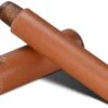 BrizardSunrise Tan Leather And Ebony Single Cigar Tube - Made In USA 2 BrizardSunrise Tan Leather And Ebony Single Cigar Tube - Made In USA -Visol Products shop brizard co sunrise tan leather and ebony single cigar tube made in usa 45