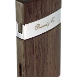 Brizard & Co Venezia Single Jet Flower Flame Lighter - Gunmetal Ebony -Visol Products shop brizard co venezia single jet flower flame lighter gunmetal ebony 93