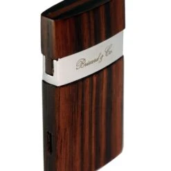 Brizard & Co Venezia Single Jet Flower Flame Lighter - Macassar Ebony