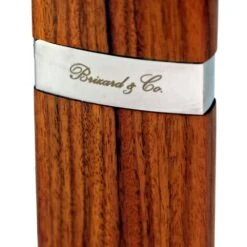 Brizard & Co Venezia Single Jet Flower Flame Lighter - Rosewood -Visol Products shop brizard co venezia single jet flower flame lighter rosewood 91