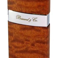 Brizard & Co Venezia Single Jet Flower Flame Lighter - Sapele Pommele
