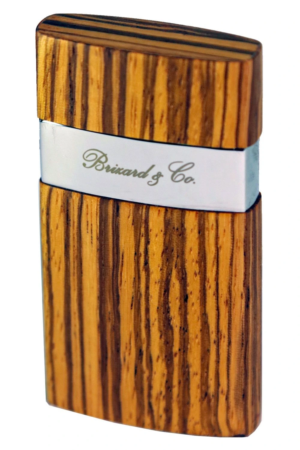 Brizard & Co Venezia Single Jet Flower Flame Lighter - Zebrawood 5 Brizard & Co Venezia Single Jet Flower Flame Lighter - Zebrawood - Image 3