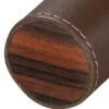 BrizardSunrise Coffee Leather And Ebony Single Cigar Tube - Made In USA