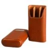 Brizard Dakota Tan Leather Cigar Case With Free Engraving - Made In USA -Visol Products shop brizard sunrise coffee leather cigar case with free engraving made in usa 48