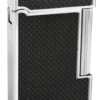 Caseti Windsor Traditional Flame Flint Lighter - Black Carbon Fiber