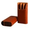 Brizard Dakota Tan Leather With Ebony Cigar Case - Made In USA 2 Brizard Dakota Tan Leather With Ebony Cigar Case - Made In USA -Visol Products shop cb1324 44