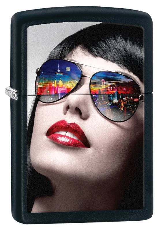Colorful Sunglasses Windproof Zippo Lighter 3 Colorful Sunglasses Windproof Zippo Lighter