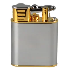 Dunhill Unique Turbo Palladium & Gold Lighter -Visol Products shop du21frt1071049tu 52