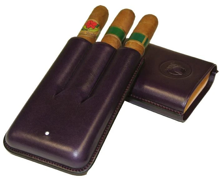 Dunhill Cigar Case Rob Three Finger - Purple 3 Dunhill Cigar Case Rob Three Finger - Purple