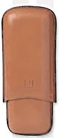 Dunhill Leather Terracotta 2 Churchill Cigar Case