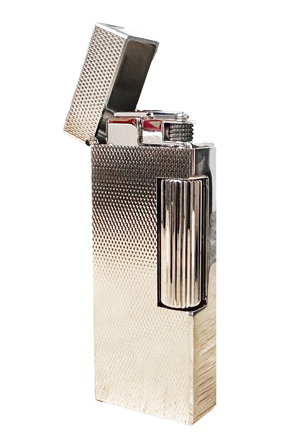 Dunhill Rollagas Barley Palladium Plate Lighter 4 Dunhill Rollagas Barley Palladium Plate Lighter - Image 2