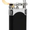 Kiribi Mikazuki Black Matte Flint Pipe Lighter 1 Kiribi Mikazuki Black Matte Flint Pipe Lighter -Visol Products shop kiribi mikazuki black matte flint pipe lighter 53