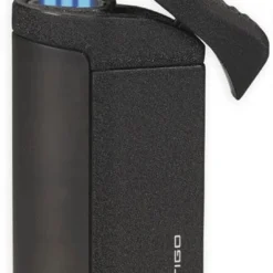 Lotus Vertigo Tomahawk Triple Torch Flame Lighter - Black Crackle