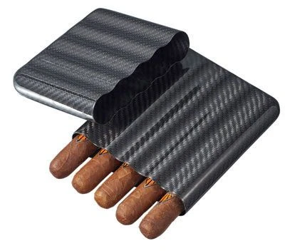 Night Five Cigar Carbon Fiber Cigar Case 4 Night Five Cigar Carbon Fiber Cigar Case - Image 2