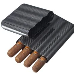 Night Four Cigar Carbon Fiber Cigar Case