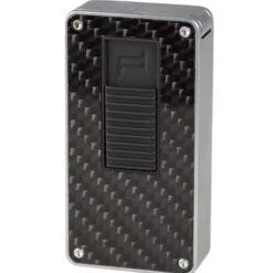 Porsche Design Spacecraft Carbon Fiber Flat Flame Lighter -Visol Products shop pd364807 52