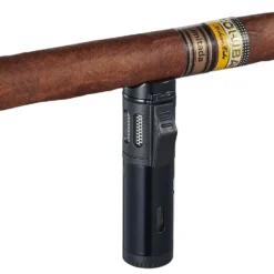 Personalized Visol Artemis Triple Flame Torch Lighter - Black 6 Personalized Visol Artemis Triple Flame Torch Lighter - Black -Visol Products shop personalized visol artemis triple flame torch lighter black 89