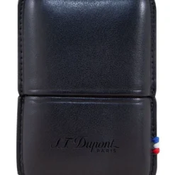 S.T. Dupont Contraste Black Leather Ligne 2 Cigar Lighter Case