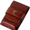 S.T. Dupont Elysee Ligne 2 Brown Leather Lighter Case -Visol Products shop s t dupont elysee ligne 2 brown leather lighter case 41