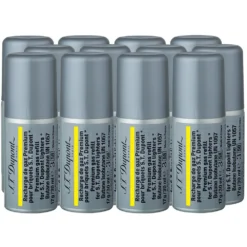 S.T. Dupont Yellow Butane Gas Refill - 12 Pack