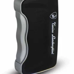 Tonino Lamborghini Eridanus Butane Refillable Cigar Lighter - Black With Silver Rim