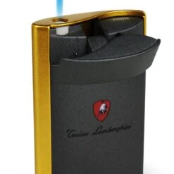 Tonino Lamborghini ONDA Torch Flame Lighter - Gold Matte