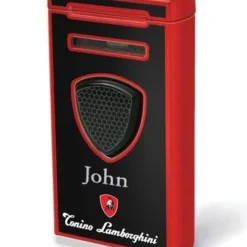 Tonino Lamborghini Pergusa Black And Red Torch Flame Lighter -Visol Products shop tonino lamborghini pergusa black and red torch flame lighter 117
