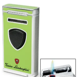 Tonino Lamborghini Pergusa Green Torch Flame Lighter -Visol Products shop tonino lamborghini pergusa green torch flame lighter 156