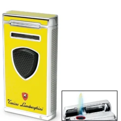 Tonino Lamborghini Pergusa Yellow Torch Flame Lighter -Visol Products shop tonino lamborghini pergusa yellow torch flame lighter 153