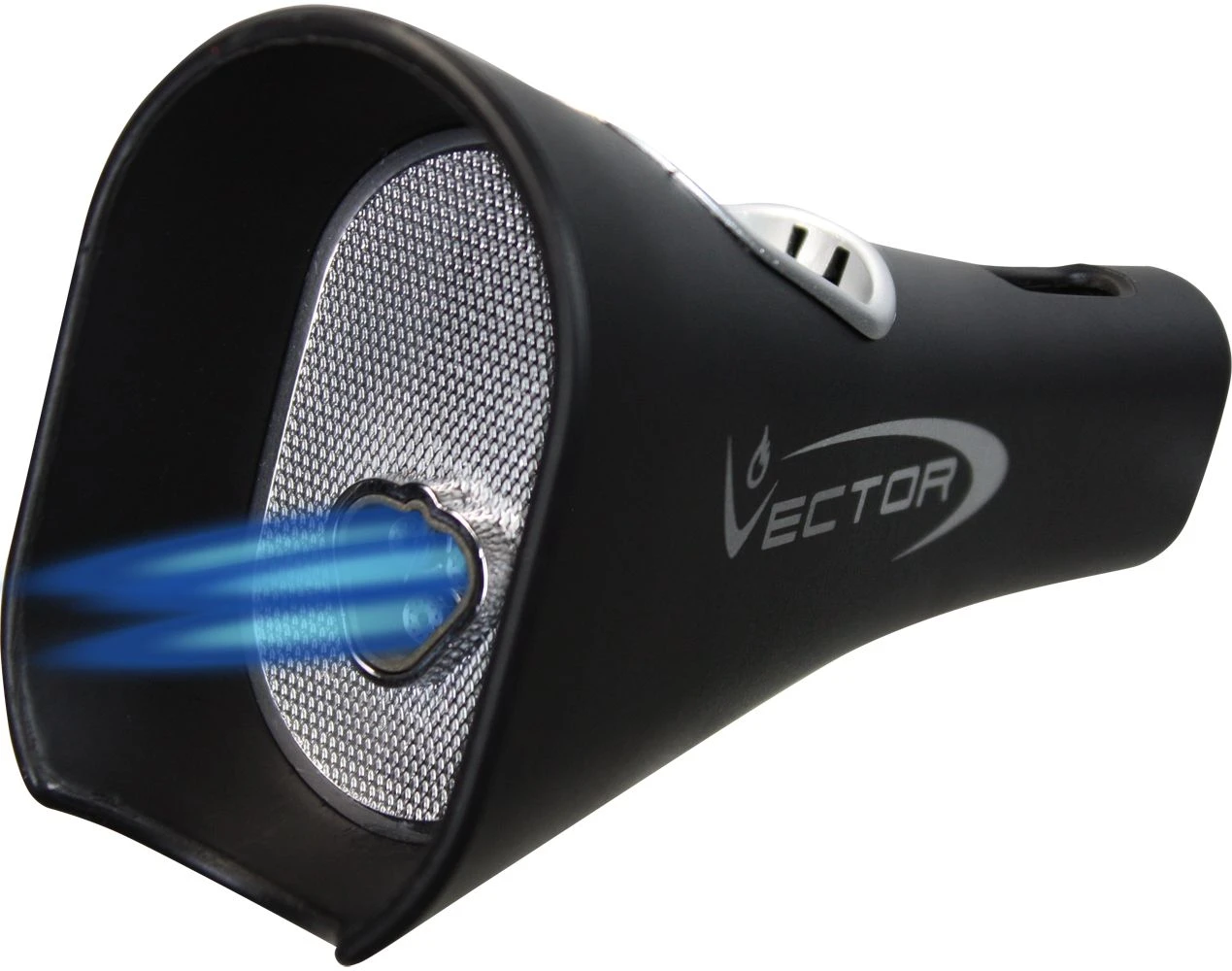 Vector Pyramid Triple Flame Lighter With Cigar Holder Black 5 Vector Pyramid Triple Flame Lighter With Cigar Holder Black - Image 3