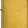 Vector Thunderbird 155 Brushed Brass Butane Lighter -Visol Products shop vector thunderbird 155 brushed brass butane lighter 36