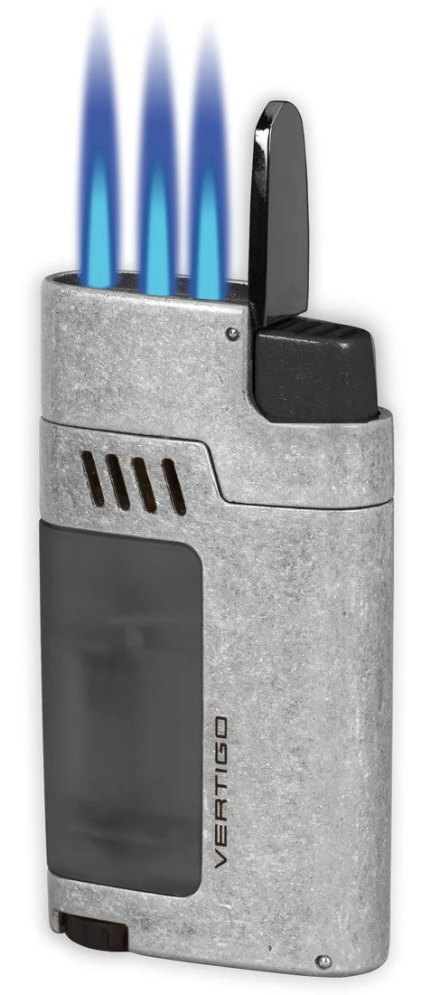 Vertigo Gauntlet Triple Torch Lighter - Silver 4 Vertigo Gauntlet Triple Torch Lighter - Silver - Image 2