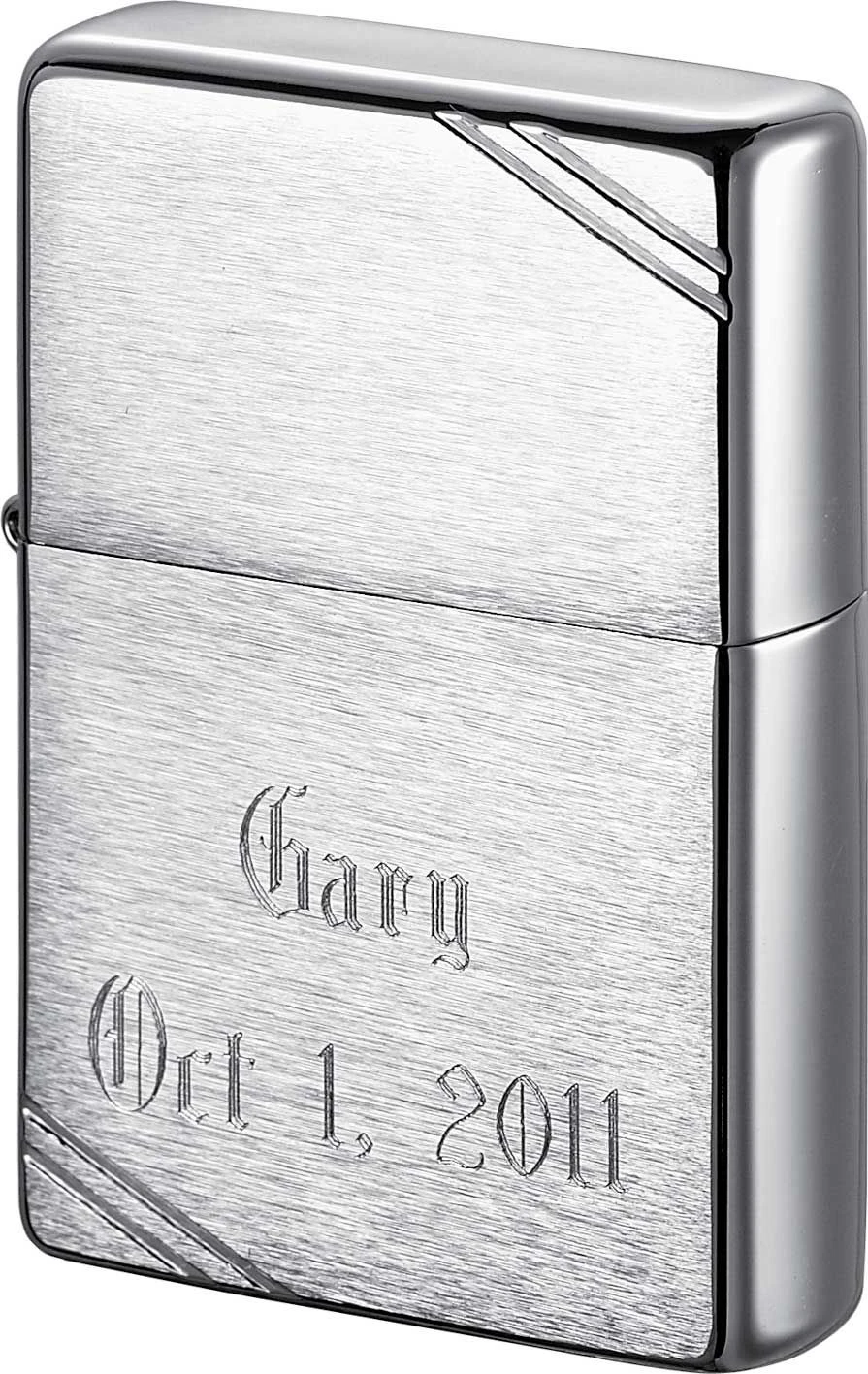 Vintage Brushed Zippo Lighter Personalized W/ Free Engraving 3 Vintage Brushed Zippo Lighter Personalized W/ Free Engraving