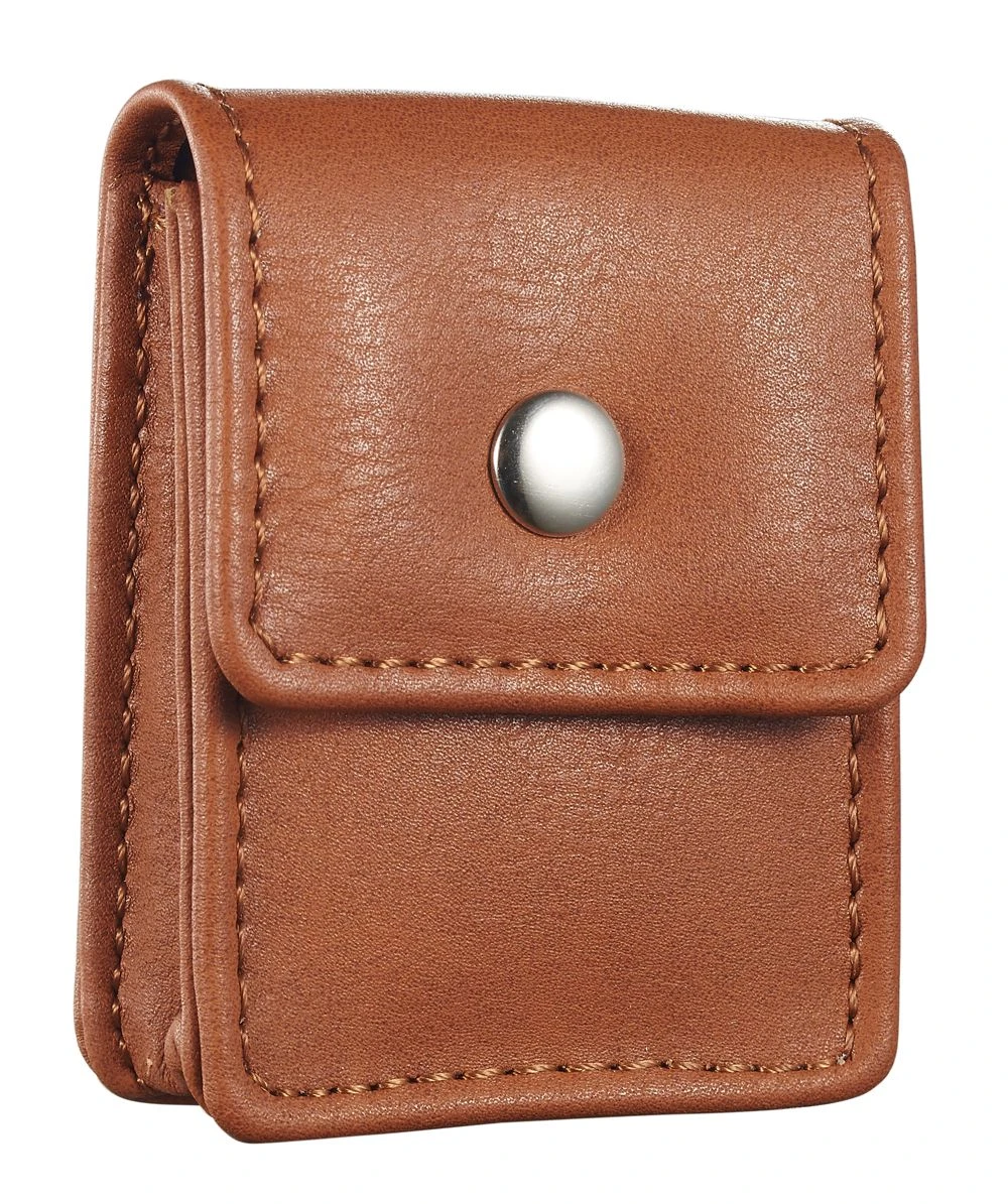 Brown Leather Belted Square Lighter Pouch 3 Brown Leather Belted Square Lighter Pouch