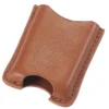 Premium Brown Leather Lighter Case 1 Premium Brown Leather Lighter Case -Visol Products shop visol brown leather zippo lighter pouch 57