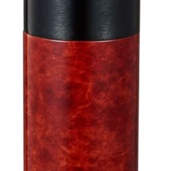 Visol Carlos Travel Cigar Case - Burl And Black, Holds 7 Cigars