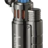 Visol Champ Gunmetal And Orange Triple Torch Cigar Lighter -Visol Products shop visol champ gunmetal and orange triple torch cigar lighter 40