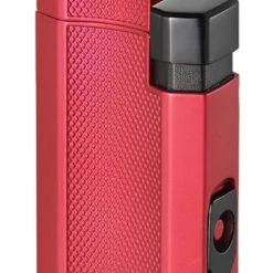 Visol Concave Double Flame Torch Lighter - Burgundy Red -Visol Products shop visol concave double flame torch lighter burgundy red 77
